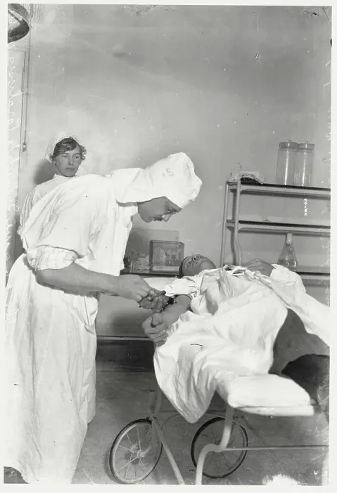 Framed Print : Doctor Drawing Blood from Patient