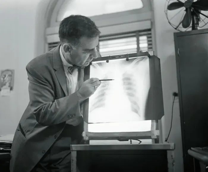 Framed Print : Doctor for Injured Reverend Martin Luther King Showing Film Framed Print : Doctor for Injured Reverend Martin Luther King Showing Film