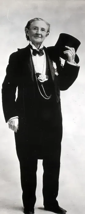 Framed Print : Doctor Mary Walker in Tuxedo Framed Print : Doctor Mary Walker in Tuxedo