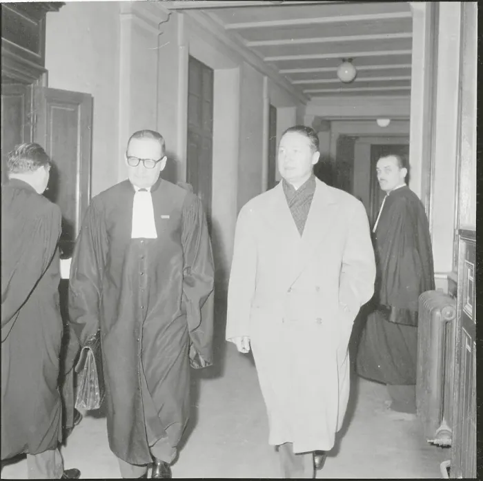 Framed Print : Doctor Maurice Lacour Arriving with His Lawyer Framed Print : Doctor Maurice Lacour Arriving with His Lawyer