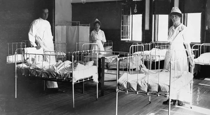 Framed Print : Doctor and Nurses with Infantile Paralysis Patients Framed Print : Doctor and Nurses with Infantile Paralysis Patients