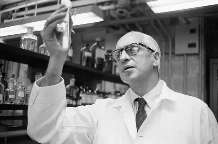 Framed Print : Doctor Severo Ochoa Shown in Laboratory Framed Print : Doctor Severo Ochoa Shown in Laboratory
