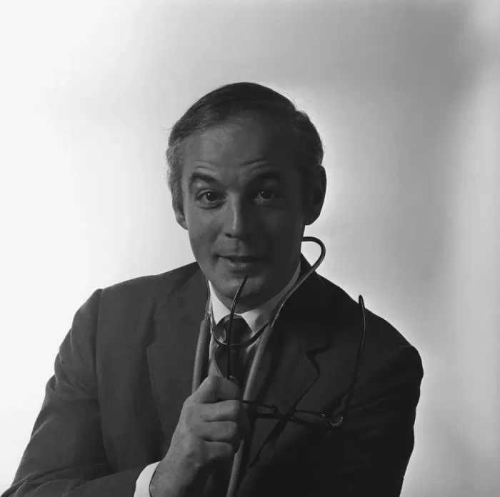 Framed Print : Doctor in full suit posing in studio, (B&W), portrait Framed Print : Doctor in full suit posing in studio, (B&W), portrait