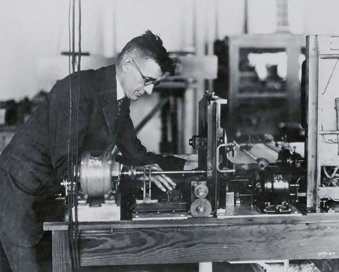 Framed Print : Doctor Vannevar Bush Busy at Work Framed Print : Doctor Vannevar Bush Busy at Work