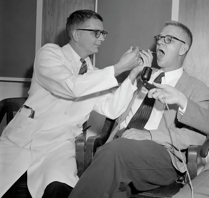 Framed Print : Doctors Harry Williams and Carl Pfeiffer Conducting LSD Experiment Framed Print : Doctors Harry Williams and Carl Pfeiffer Conducting LSD Experiment