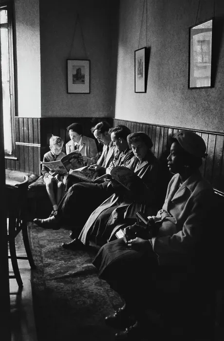 Framed Print : Doctor's Surgery Waiting Room, 1954 Framed Print : Doctor's Surgery Waiting Room, 1954