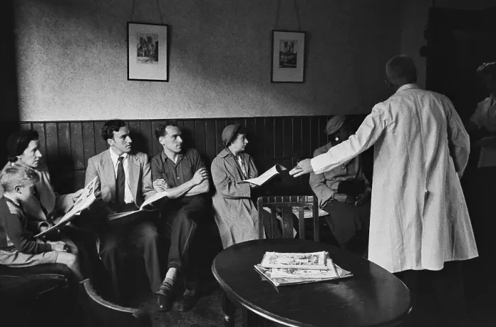 Framed Print : Doctor's Surgery Waiting Room, 1954 Framed Print : Doctor's Surgery Waiting Room, 1954