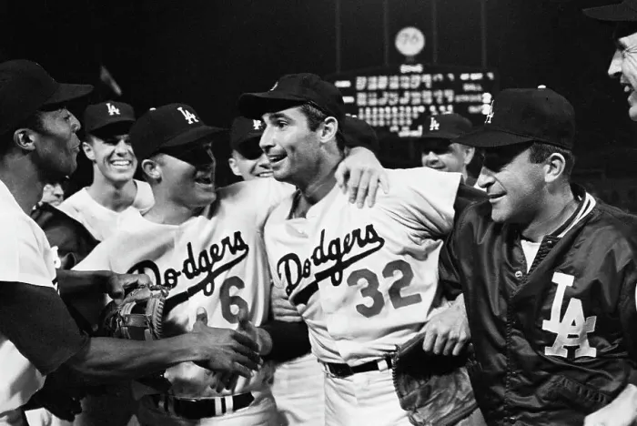 Framed Print : Dodgers Congratulating Sandy Koufax Framed Print : Dodgers Congratulating Sandy Koufax