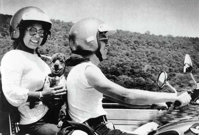 Framed Print : Dog Ride. Two friends ride a motorbike with their dog, Montgomery Ferry, Pennsylvania, Framed Print : Dog Ride. Two friends ride a motorbike with their dog, Montgomery Ferry, Pennsylvania,