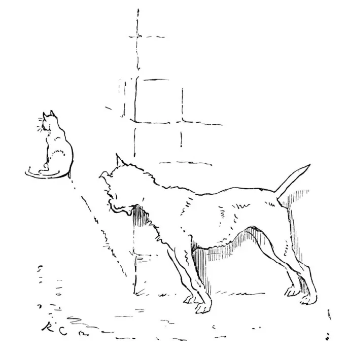 Framed Print : Dog that worried the Cat Framed Print : Dog that worried the Cat