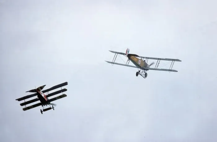 Framed Print : Dogfight At Airshow Framed Print : Dogfight At Airshow
