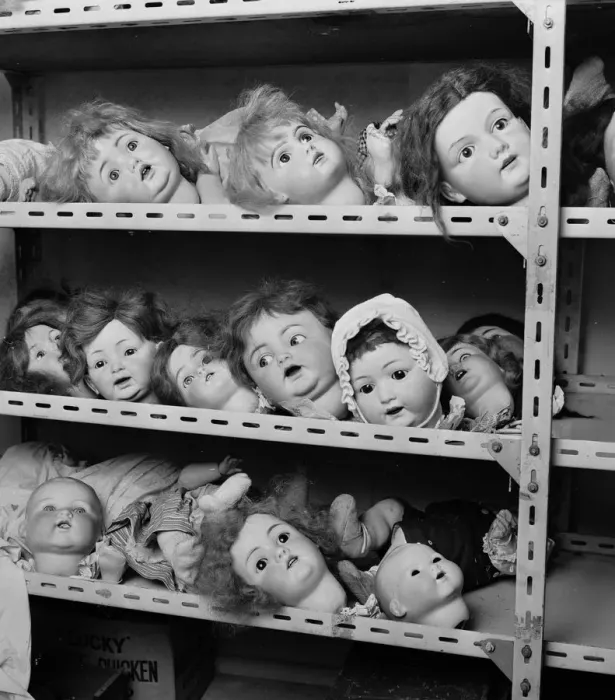 Framed Print : Dolls Heads Framed Print : Dolls Heads