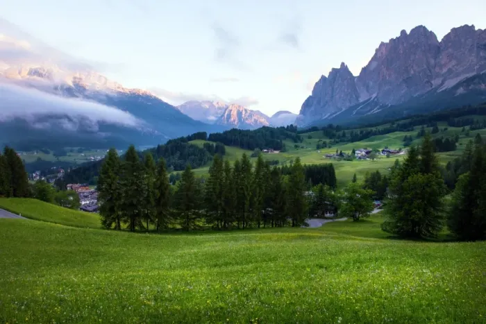 Framed Print : Dolomites Landscape, Italy Framed Print : Dolomites Landscape, Italy