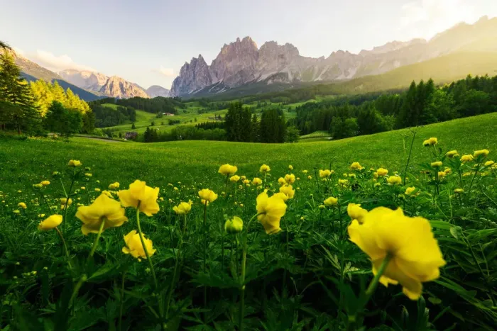 Framed Print : Dolomites Landscape, Italy Framed Print : Dolomites Landscape, Italy