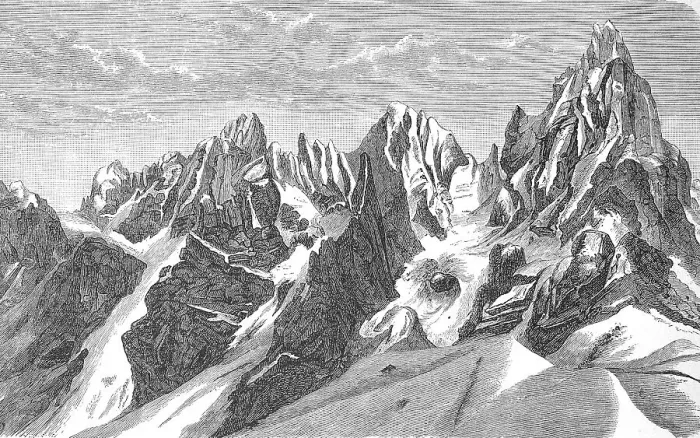 Framed Print : The Dolomites of Paneveggio in South Tyrol in 1880, Italy, Historical, digitally restored reproduction of a 19th century original, exact original date unknown Framed Print : The Dolomites of Paneveggio in South Tyrol in 1880, Italy, Historical, digitally restored reproduction of a 19th century original, exact original date unknown