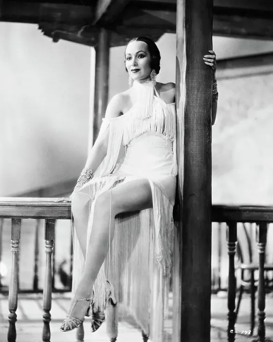Framed Print : Dolores Del Rio in Fringed Dance Costume Framed Print : Dolores Del Rio in Fringed Dance Costume