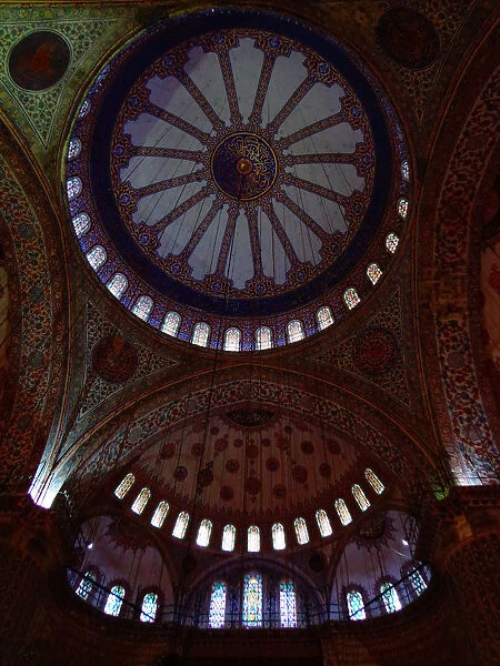 Dome of the Blue mosque, Istanbul, Turkey