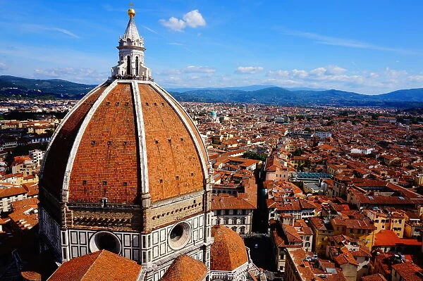 Dome and Old City, Florence Cathedral, Italy