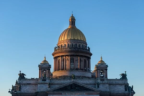 Dome of Saint Isaacs Cathedral, Saint Petersburg