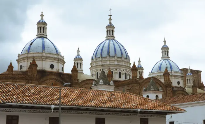 Framed Print : Domes of the New Cathedral of Cuenca, Cuenca, Azuay Province, Ecuador Framed Print : Domes of the New Cathedral of Cuenca, Cuenca, Azuay Province, Ecuador