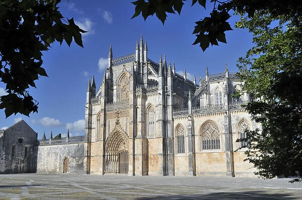 Dominican monastery Mosteiro de Santa Maria da Vitoria, UNESCO World Heritage Site, Batalha, Portugal, Europe