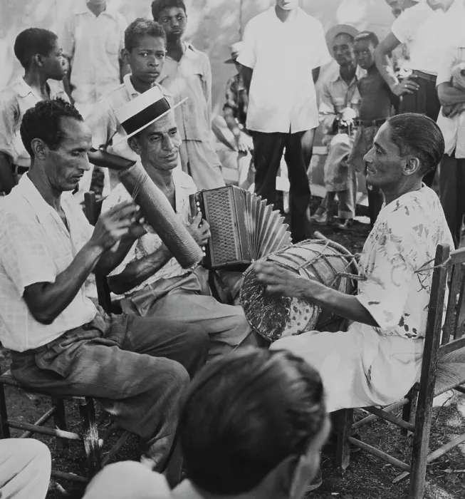 Framed Print : Dominican Musicians Framed Print : Dominican Musicians