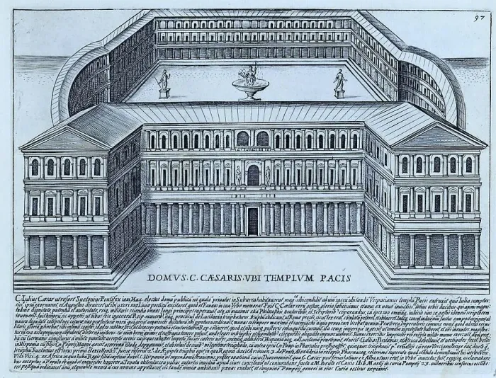 Framed Print : Domus C. Caesaris Ubi Templum Pacis, The House of C. Caesar C. Caesar was Gaius (Caius) Julius Caesar His role as Pontifex Maximus allowed him to live in the Regia, a house on the Roman Forum that had once been the palace of the Roman kings Framed Print : Domus C. Caesaris Ubi Templum Pacis, The House of C. Caesar C. Caesar was Gaius (Caius) Julius Caesar His role as Pontifex Maximus allowed him to live in the Regia, a house on the Roman Forum that had once been the palace of the Roman kings