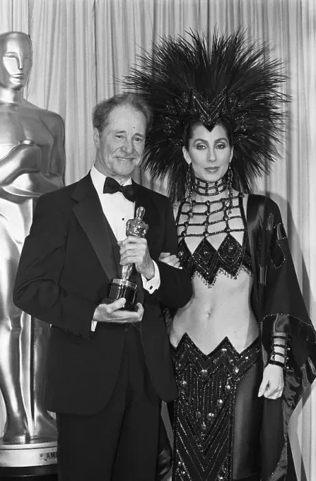 Framed Print : Don Ameche and Cher at Academy Awards Framed Print : Don Ameche and Cher at Academy Awards