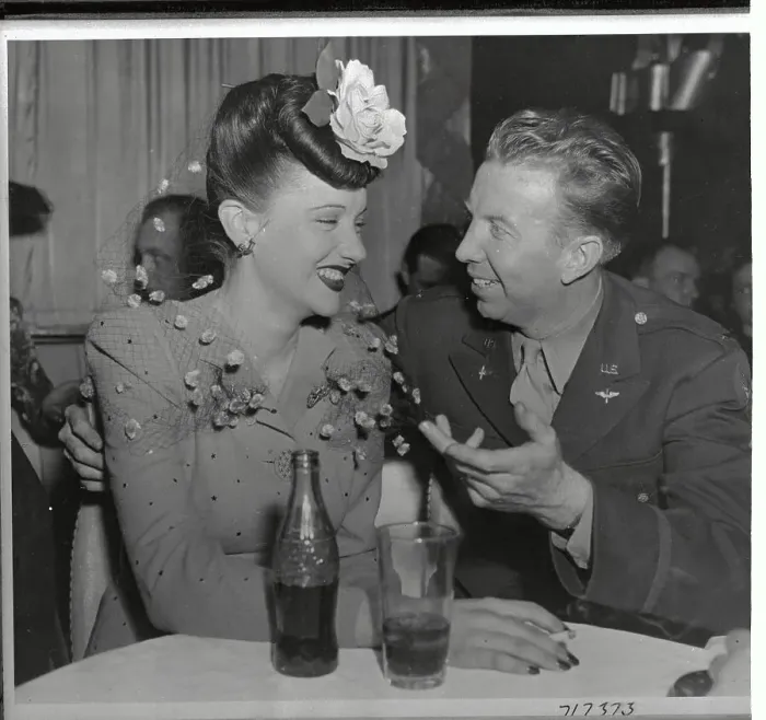 Framed Print : Don Budge and Wife Dining at Stork Club Framed Print : Don Budge and Wife Dining at Stork Club