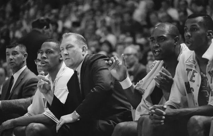 Framed Print : Don Haskins Yelling During Basketball Game