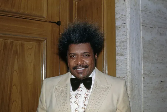 Framed Print : Don King. American boxing promoter Don King pictured wearing a bow tie Framed Print : Don King. American boxing promoter Don King pictured wearing a bow tie