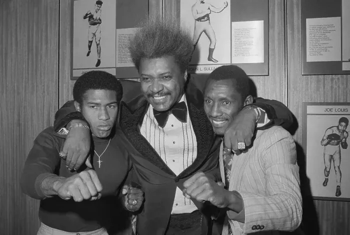Framed Print : Don King, Antonio Cervantes, and Miguel Montilla Framed Print : Don King, Antonio Cervantes, and Miguel Montilla