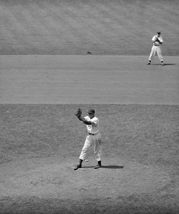 Framed Print : Don Newcombe Pitching During a Game Framed Print : Don Newcombe Pitching During a Game