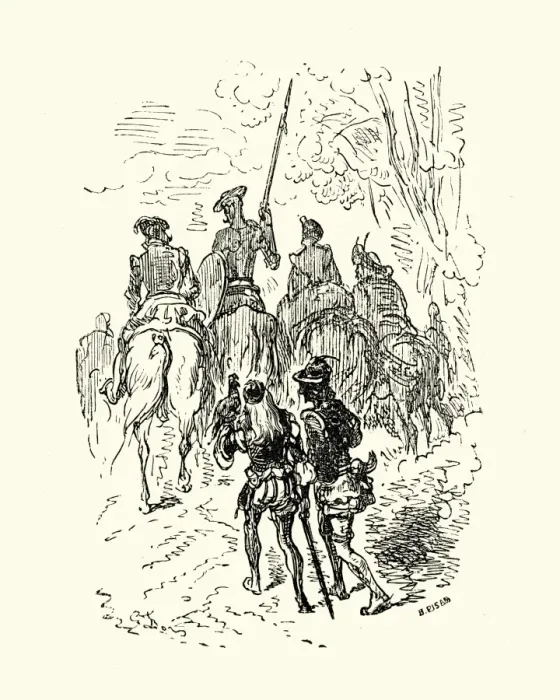 Framed Print : Don Quixote and the Duchess Framed Print : Don Quixote and the Duchess