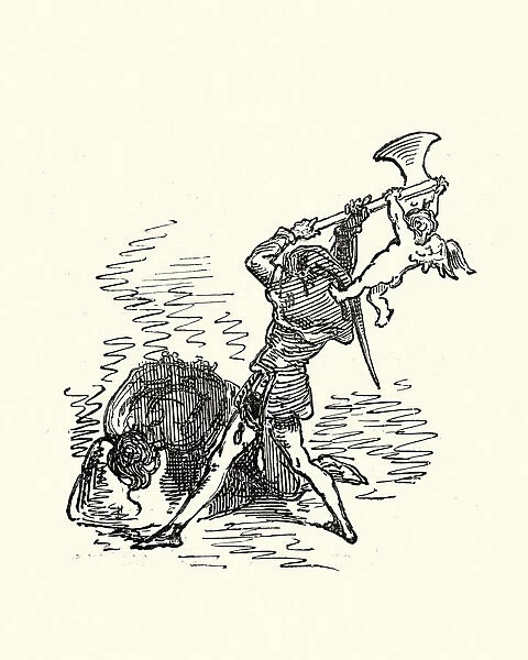 Don Quixote, Executioner and cupid