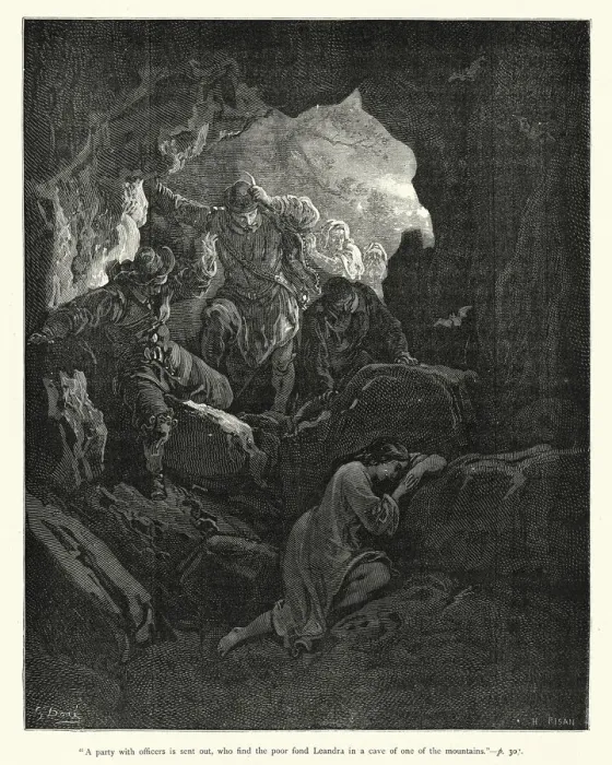 Framed Print : Don Quixote - Poor fond Leandra Framed Print : Don Quixote - Poor fond Leandra
