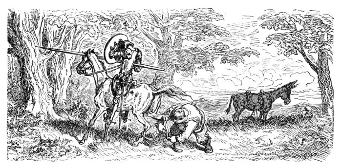 Framed Print : Don Quixote wonderful adventure Framed Print : Don Quixote wonderful adventure