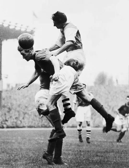 Framed Print : Don Roper and Opponent in Soccer Action Framed Print : Don Roper and Opponent in Soccer Action