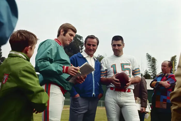 Framed Print : Don Shula, Bob Griese, Earl Morrail Framed Print : Don Shula, Bob Griese, Earl Morrail