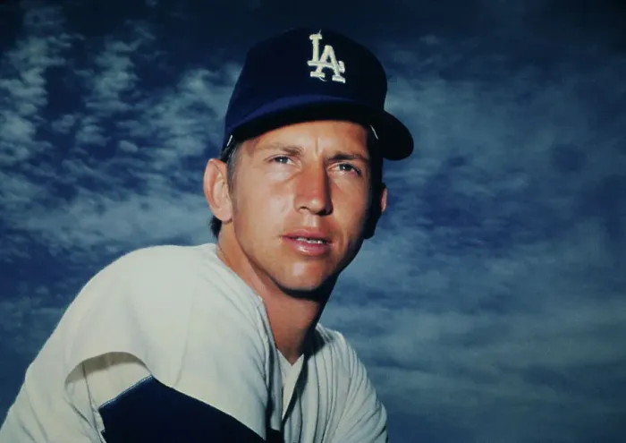 Framed Print : Don Sutton Posing in Uniform