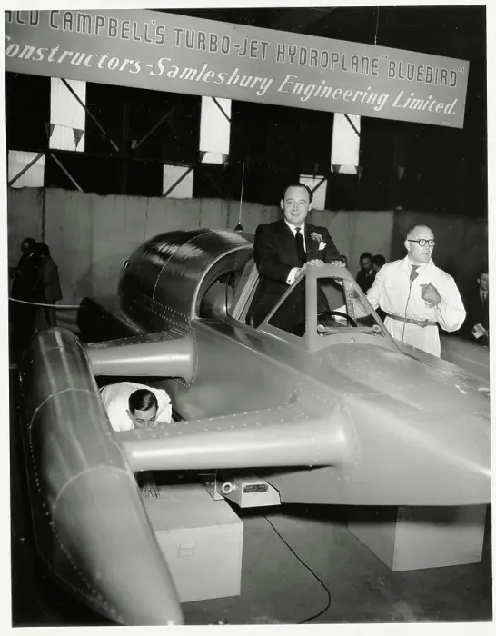 Framed Print : Donald Campell Unveiling New Hydroplane Framed Print : Donald Campell Unveiling New Hydroplane