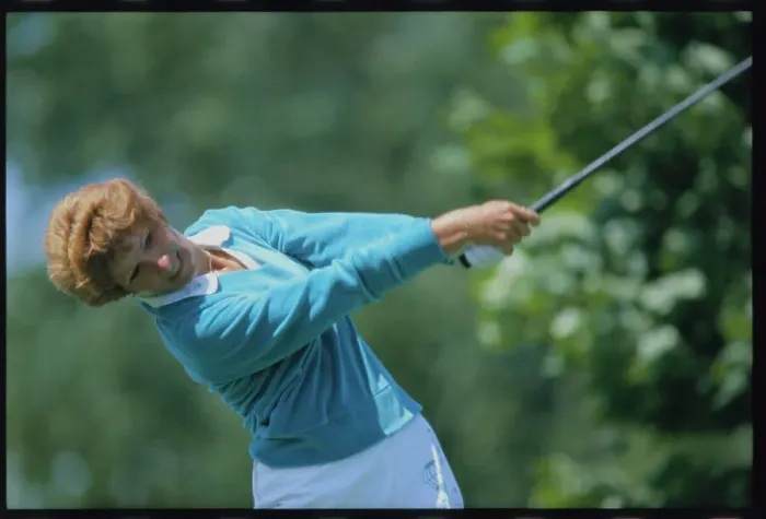 Framed Print : Donna Caponi Young Playing Golf Framed Print : Donna Caponi Young Playing Golf