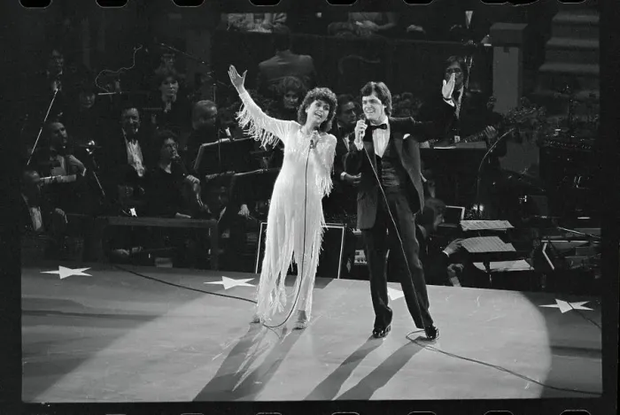 Framed Print : Donny and Marie Osmond Performing Framed Print : Donny and Marie Osmond Performing