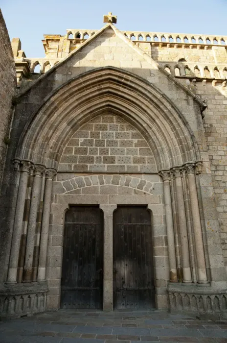 Framed Print : Door of Church Mont Saint-Michel Framed Print : Door of Church Mont Saint-Michel