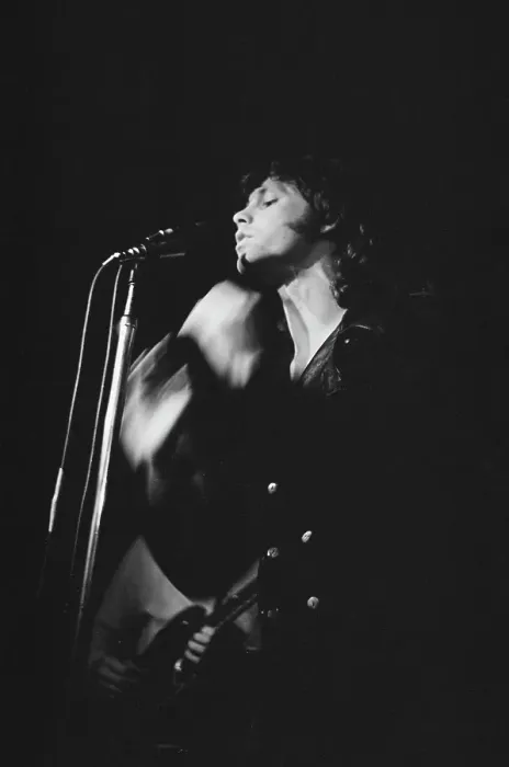 Framed Print : The Doors. Singer Jim Morrison (1943 - 1971) of American rock band the Framed Print : The Doors. Singer Jim Morrison (1943 - 1971) of American rock band the