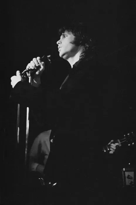 Framed Print : The Doors. Singer Jim Morrison (1943 - 1971) of American rock band the Framed Print : The Doors. Singer Jim Morrison (1943 - 1971) of American rock band the
