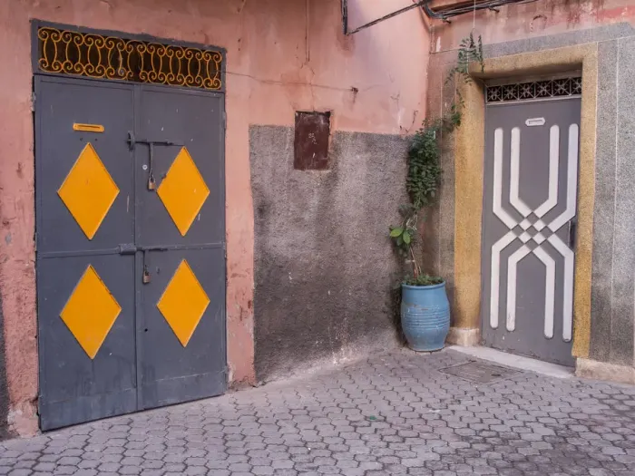 Framed Print : Doors, Medina, Marrakech, Morocco Framed Print : Doors, Medina, Marrakech, Morocco