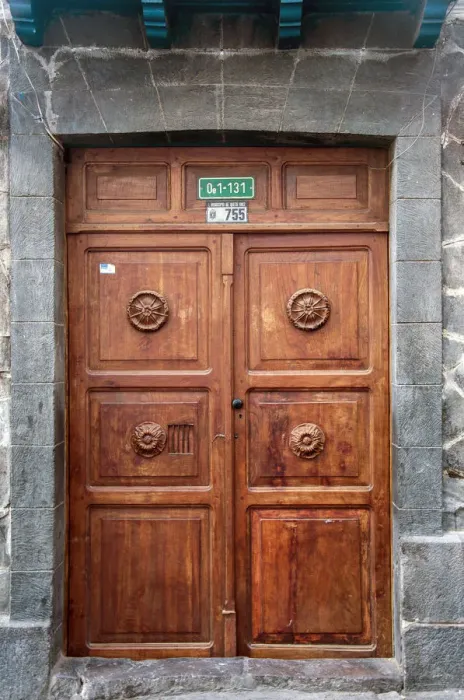 Framed Print : The Doors of Old Quito Framed Print : The Doors of Old Quito