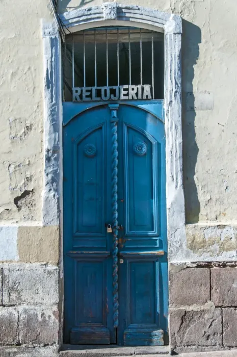 Framed Print : The Doors of Old Quito Framed Print : The Doors of Old Quito