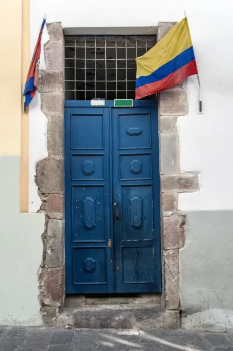 Framed Print : The Doors of Old Quito Framed Print : The Doors of Old Quito